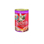 Darling (Дарлінг) Консервований повнораціонний корм для котів з гускою та нирками 400 г